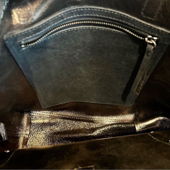 Botkier Leather “Warren” tote 🖤 NWT 🖤 crossbody strap 🖤 medium - Picture 4 of 9